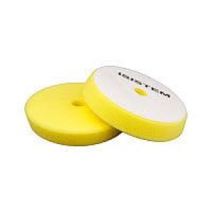 Полировальник ISISTEM D130/140мм конус Т25мм среднежесткий желтый ЛИПУЧКА