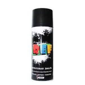 Краска-спрей акриловая REF 0004 черный матовый 520мл
