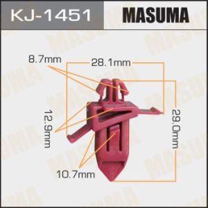 Клипса крепежная MASUMA KJ-1451