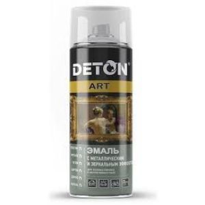 Краска-спрей DETON ART акриловая СУПЕР ХРОМ 520мл