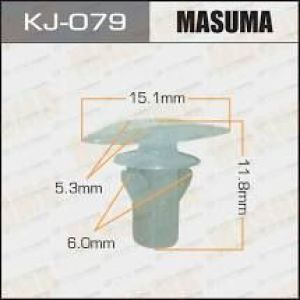 Клипса крепежная MASUMA KJ-079/AS-068