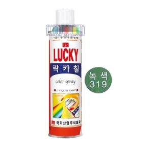 Нитроэмаль-спрей LUCKY 319 зеленый