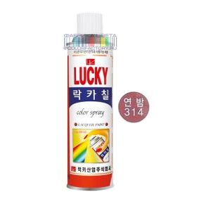 Нитроэмаль-спрей LUCKY 314 красно-коричневый