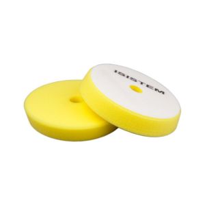 Полировальник ISISTEM D150/160мм конус Т30мм среднежесткий желтый ЛИПУЧКА