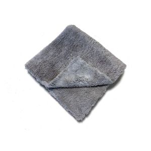 Салфетка полировочная MAXSHINE 500GSM микрофибра двусторонняя 40*40см СЕРАЯ