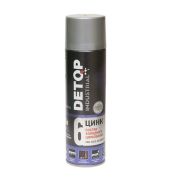 Грунт-спрей DETOP №6 Zinc Cold Galvanized Zn 96% холодное цинкование 650мл