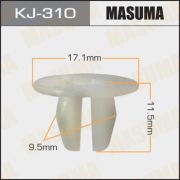 Клипса крепежная MASUMA KJ-310/AS-1866