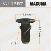 Клипса крепежная MASUMA KJ-1357